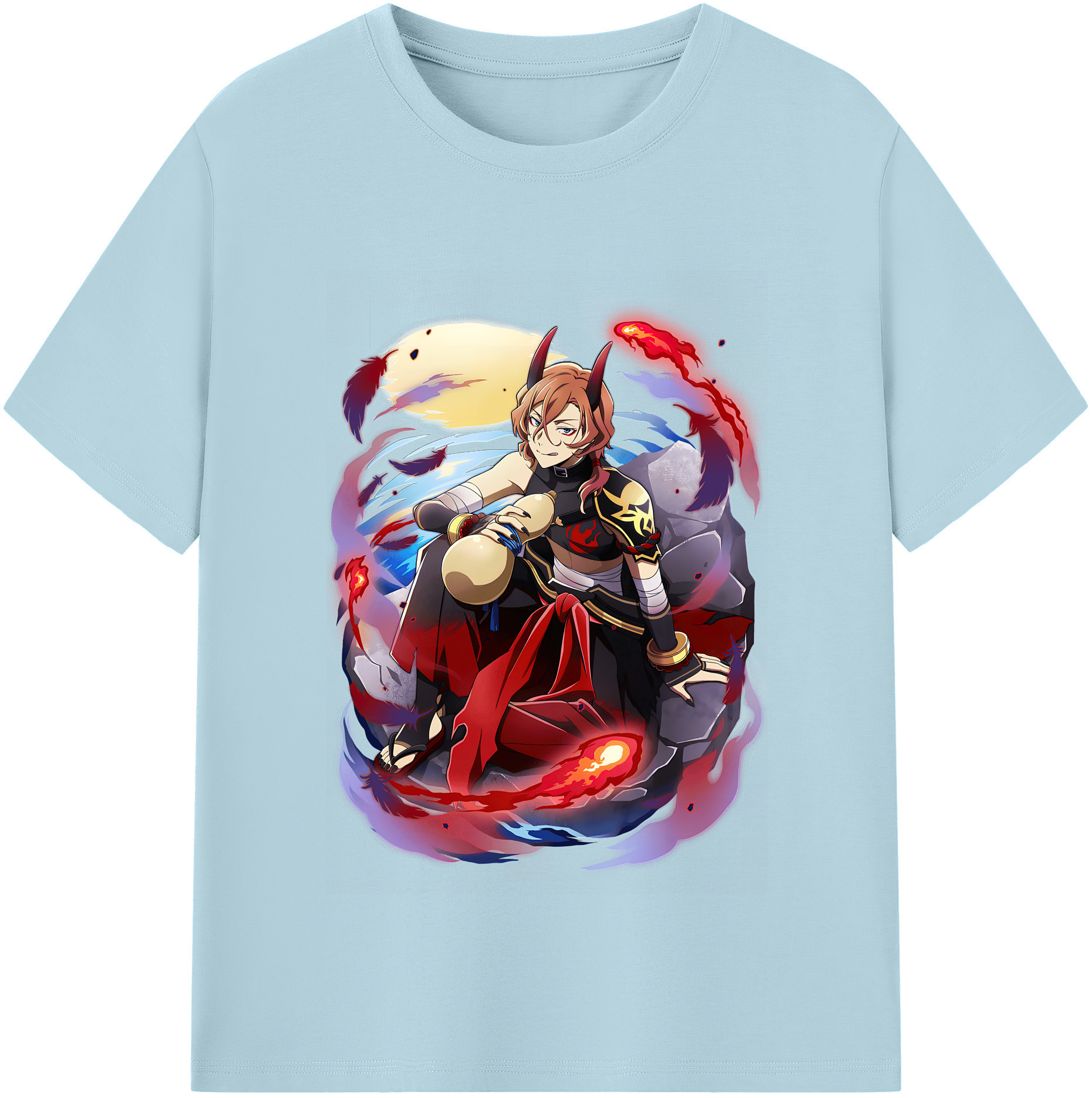 （画像用） 文豪ストレイドッグス Bungo Stray Dogs 綿100％半袖Tシャツ（フロントプリント）